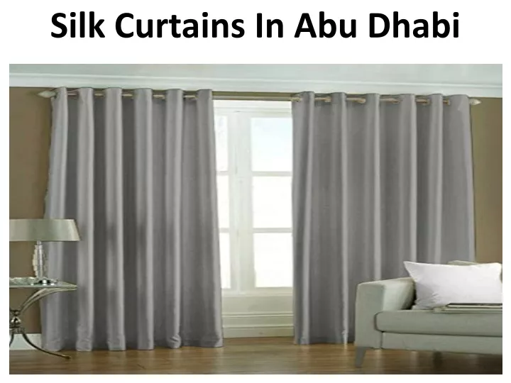 silk curtains in abu dhabi