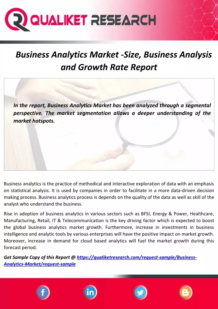 business analytics market size business analysis