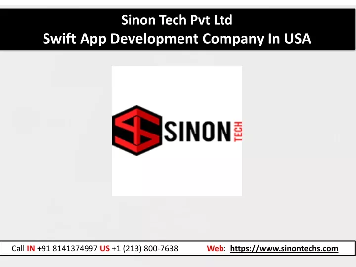 sinon tech pvt ltd