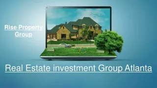 Real Estate investment services Atlanta-Rise Property Group