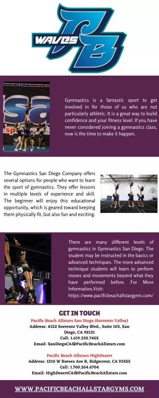 Gymnastics San Diego CA
