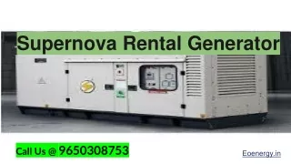 supernova rental generator