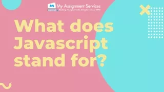what does javascript stand for