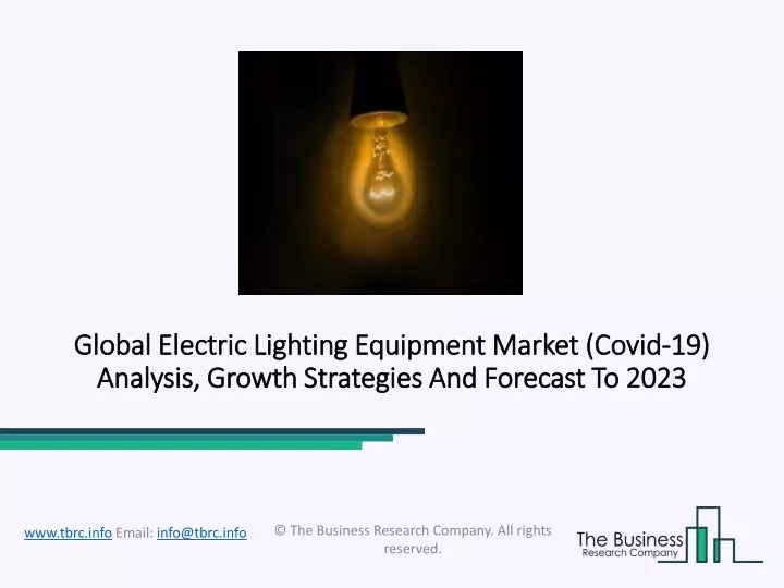 global electric lighting equipment market global