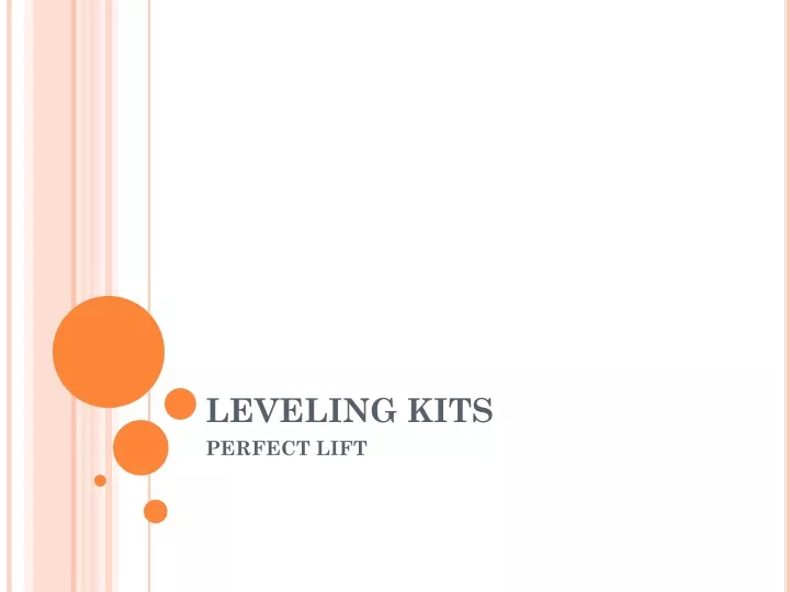 leveling kits