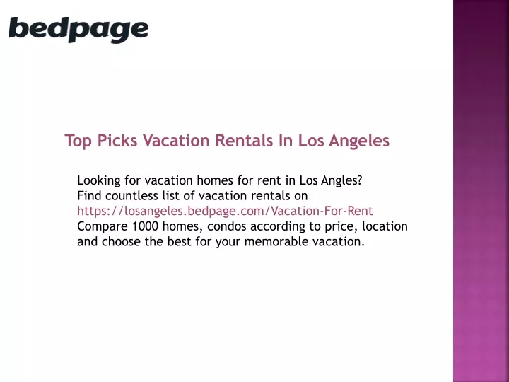 top picks vacation rentals in los angeles