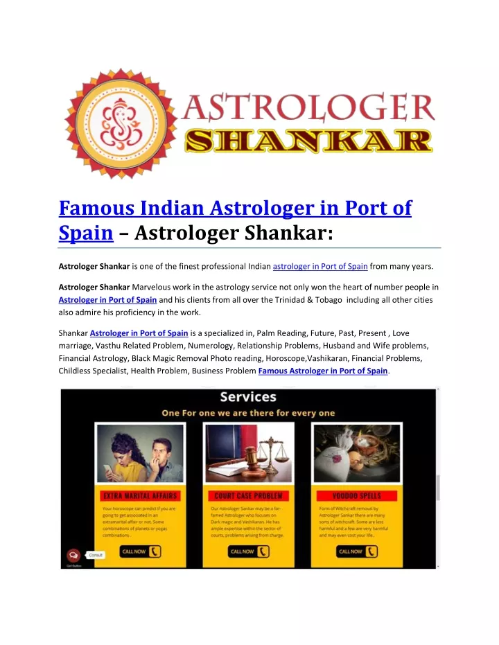 famous indian astrologer in port of spain