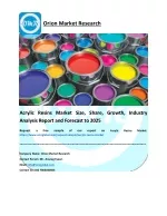 Acrylic Resins Market - slide 1