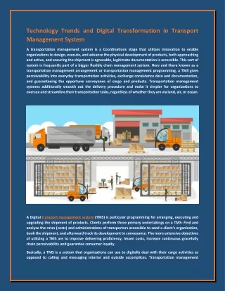 technology trends and digital transformation