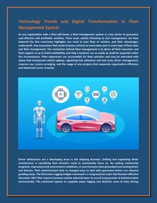 technology trends and digital transformation
