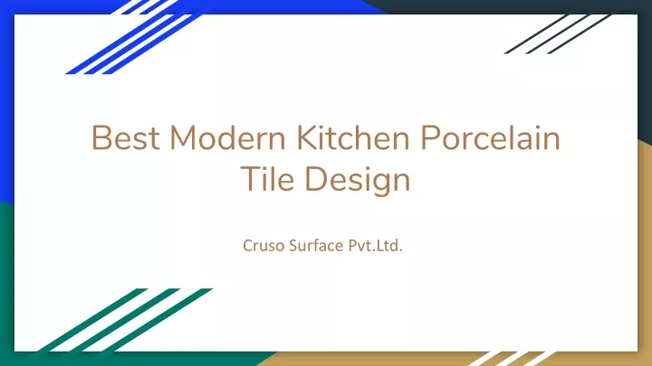 best modern kitchen porcelain tile design