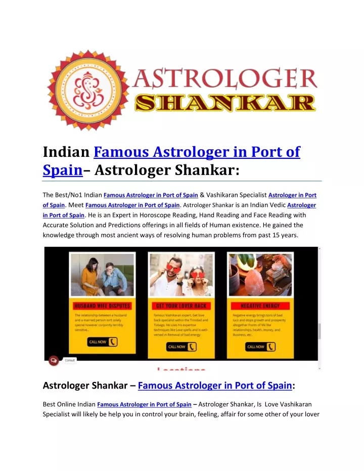 indian famous astrologer in port of spain