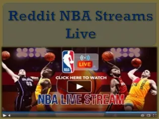 Reddit NBA Streams Live