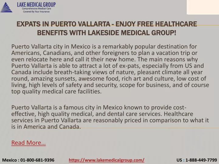 expats in puerto vallarta enjoy free healthcare benefits with lakeside medical group