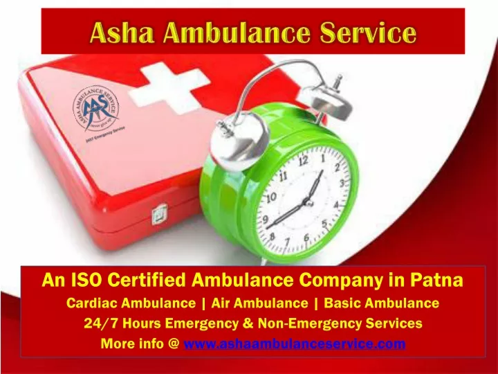an iso certified ambulance company in patna