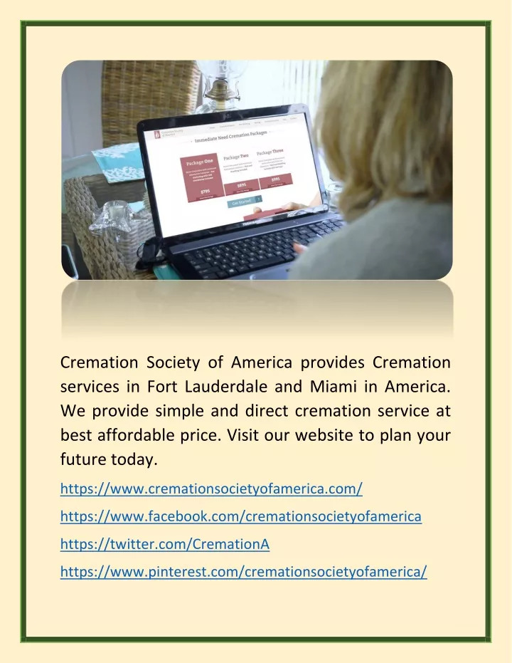 cremation society of america provides cremation