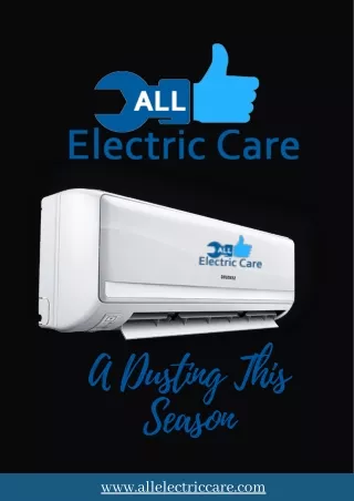 A Dusting This Season-AC repair in kolkata and pune