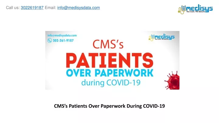 cms s patients over paperwork during covid 19