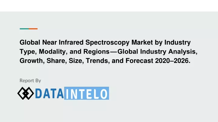 global near infrared spectroscopy market