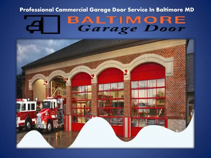 professional commercial garage door service