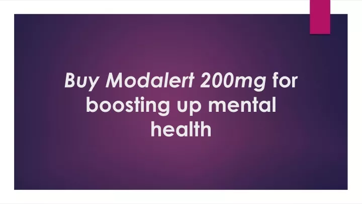 buy modalert 200mg for boosting up mental health