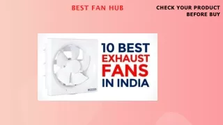 How to get best Fan in India