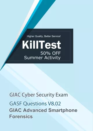 New GIAC Cyber Security GASF Exam Questions V8.02 Killtest