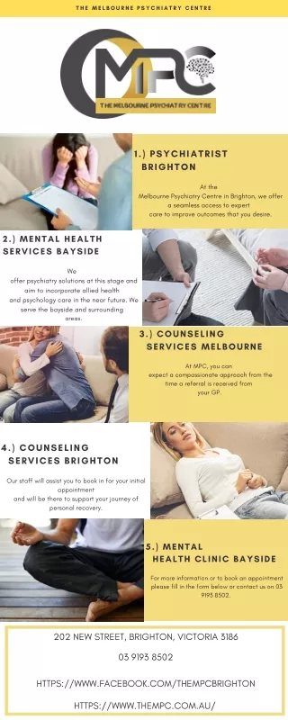 mental health services Brighton - The Melbourne Psychiatry Centre