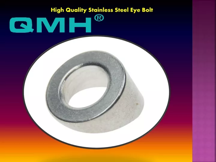 high quality stainless steel eye bolt