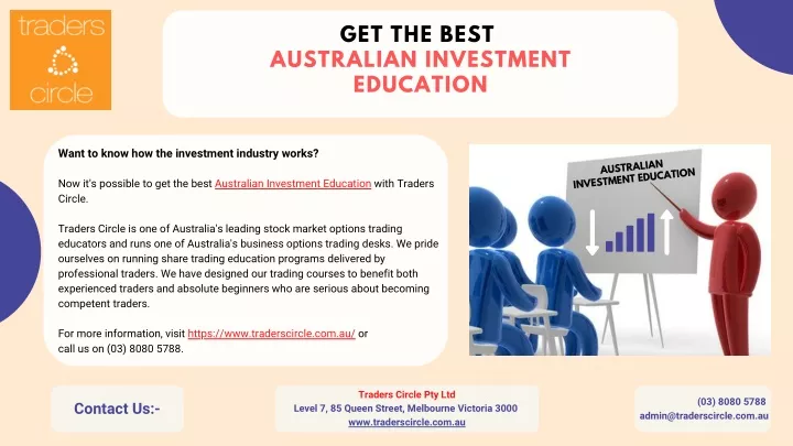 get the best australian investment education