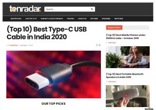 (Top 10) Best Type C USB Cable in India 2020