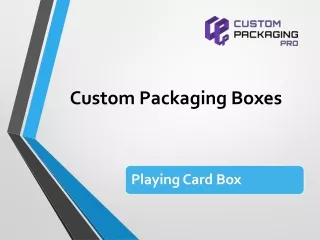 custom packaging boxes