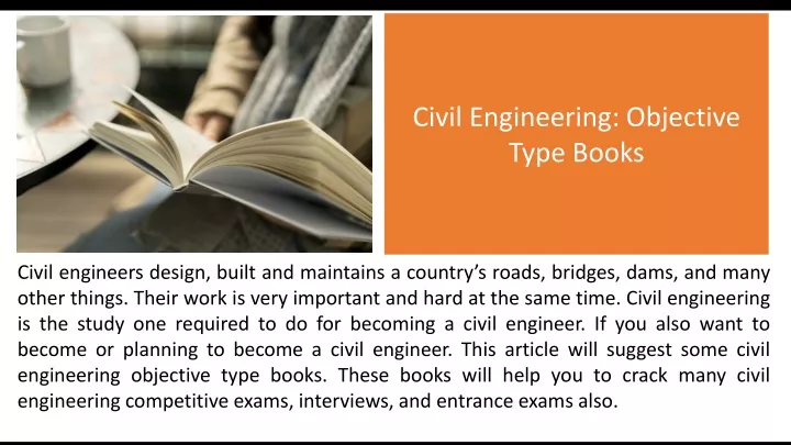 civil engineering objective type books