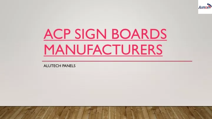 acp sign boards manufacturers