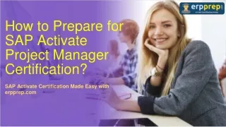 how to prepare for sap activate project manager