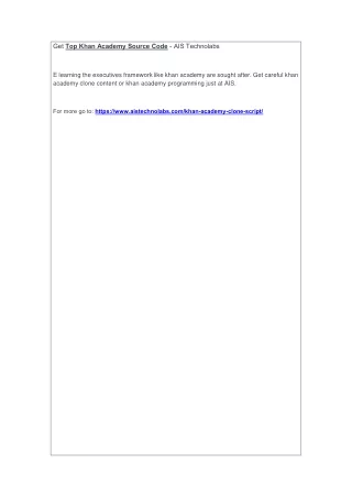 get top khan academy source code ais technolabs