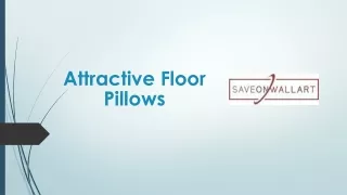 Attractive Floor Pillows
