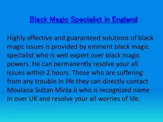 Black Magic Specialist in England  91-9914172251 Sultan Mirza