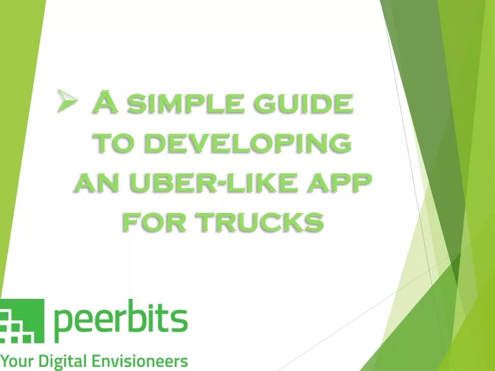 a simple guide to developing an uber like