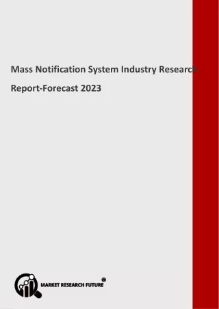 mass notification system industry research report