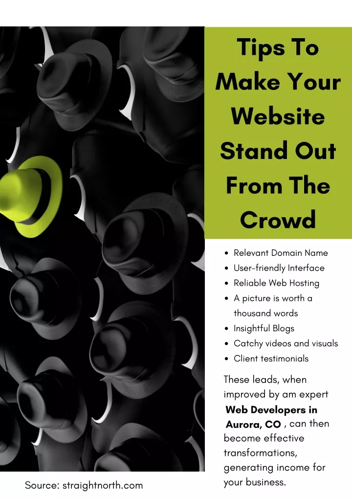 tips to make your website stand out from the crowd