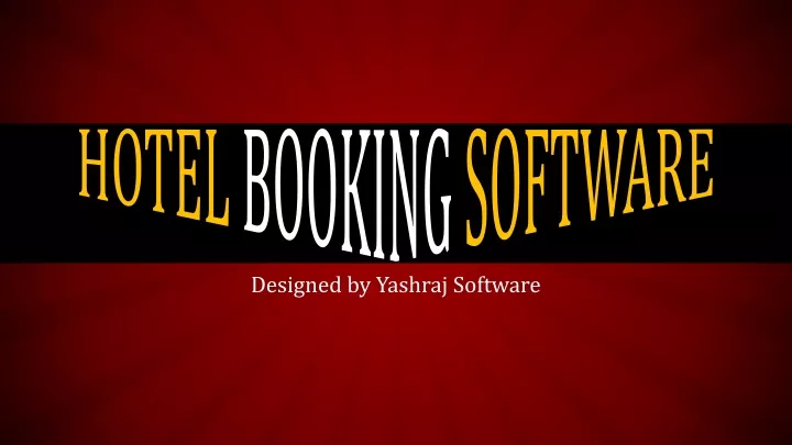 hotel booking software