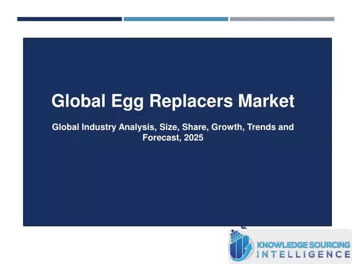 global egg replacers market global industry
