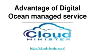 advantage of digital ocean managed service