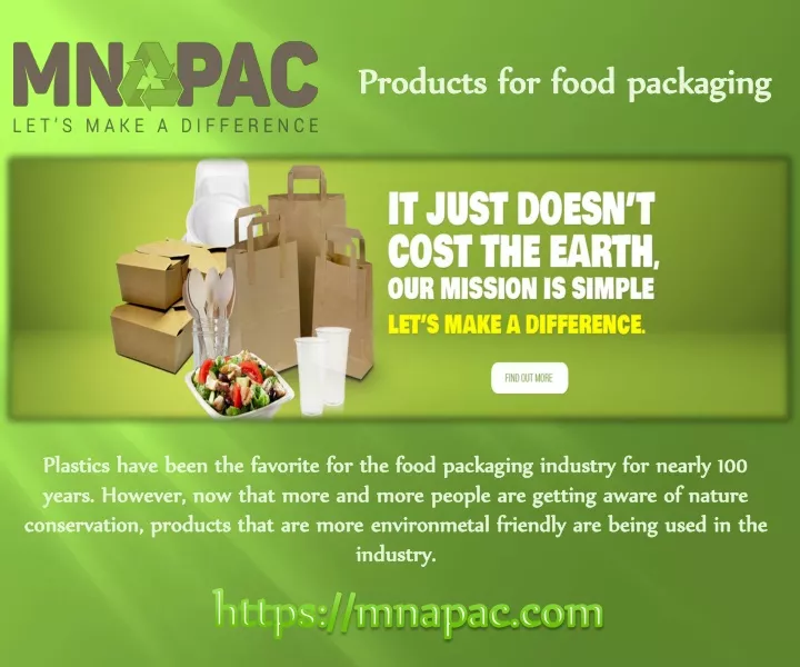 products for food packaging