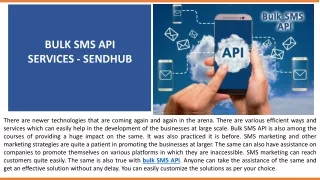 bulk sms api services sendhub