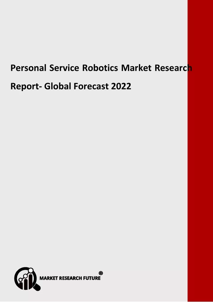 personal service robotics market research report