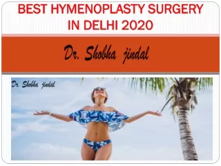 Best hymenoplasty surgeon in delhi