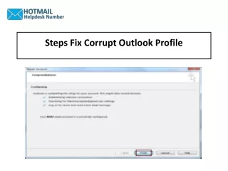 1-888-726-3195 Methods to Fix Corrupt Outlook Profile