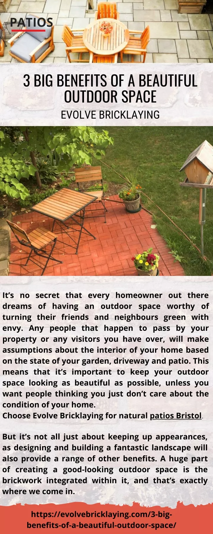 3 big benefits of a beautiful outdoor space